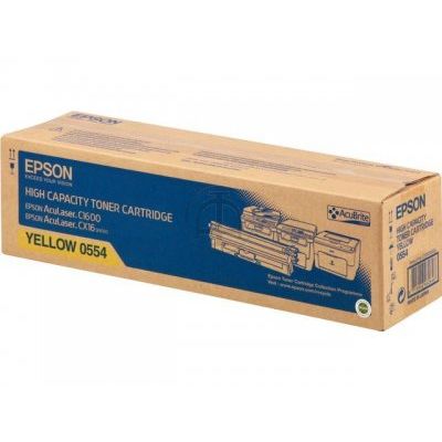 Toner imprimanta YELLOW C13S050554 2,7K ORIGINAL EPSON ACULASER C1600