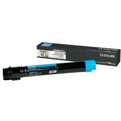 Toner imprimanta Lexmark CYAN X950X2CG 22K ORIGINAL X950DE