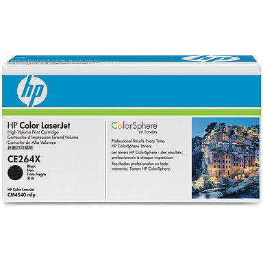 Toner imprimanta HP BLACK CE264X 17K ORIGINAL LASERJET CM4540MFP