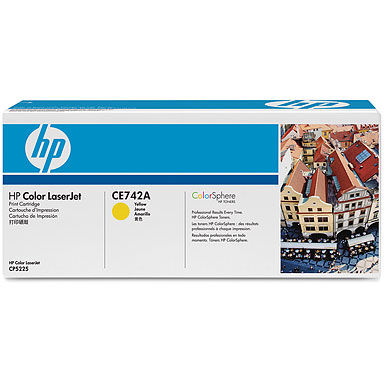 Toner imprimanta HP CE742A Yellow