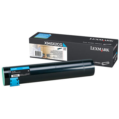 Toner imprimanta Lexmark CYAN X945X2CG 22K ORIGINAL X940E