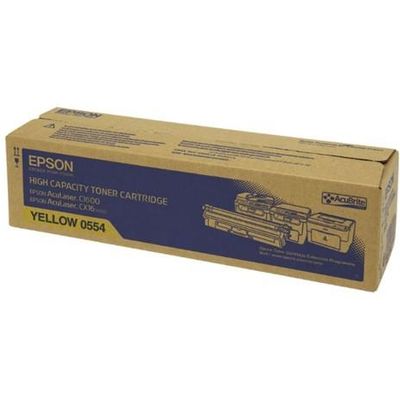 Toner imprimanta YELLOW C13S050554 2,7K ORIGINAL EPSON ACULASER C1600