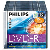 Philips DVD-R 4.7GB  Slimcase, 16x, PHILIPS