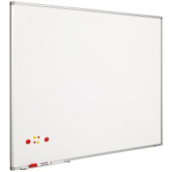 Tabla alba magnetica  90 x 120 cm, profil aluminiu SL, SMIT