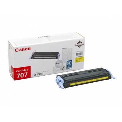 Toner imprimanta YELLOW CRG-707Y 2K ORIGINAL CANON LBP 5000