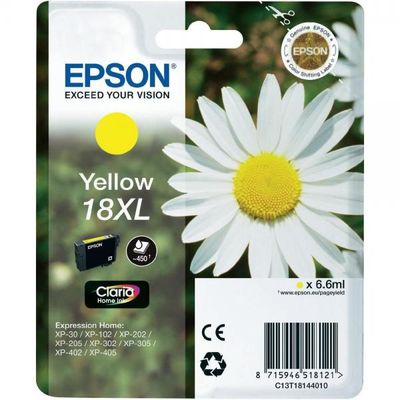 Cartus Imprimanta Epson YELLOW NR.18XL C13T18144010 6,6ML ORIGINAL XP-102