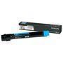 Toner imprimanta Lexmark CYAN X950X2CG 22K ORIGINAL X950DE