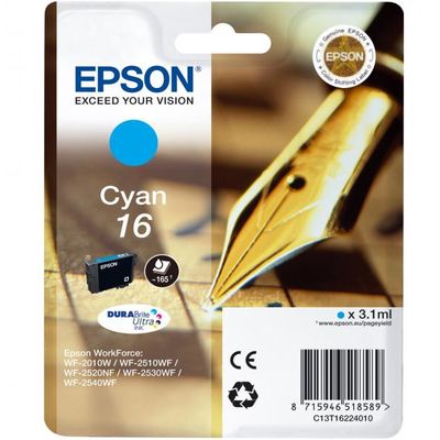 Cartus Imprimanta Epson CYAN NR.16 C13T16224010 3,1ML ORIGINAL , WF-2010W