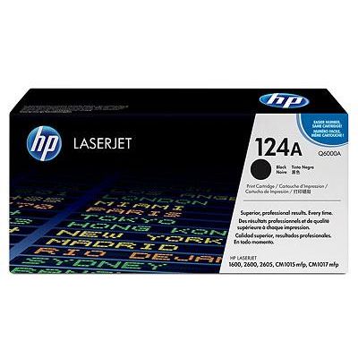 Toner imprimanta HP BLACK NR.124A Q6000A 2,5K ORIGINAL LASERJET 2600N