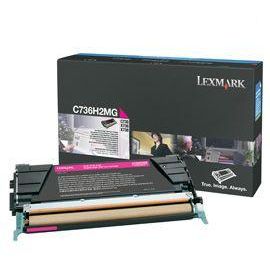 Toner imprimanta MAGENTA C736H2MG 10K ORIGINAL LEXMARK C736N