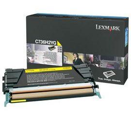 Toner imprimanta YELLOW C736H2YG 10K ORIGINAL LEXMARK C736N