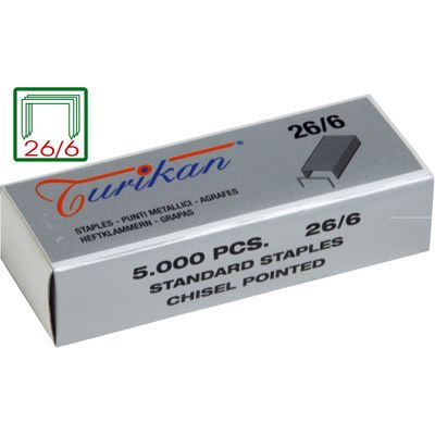 Capse 26/6 , 5000/cut, TURIKAN