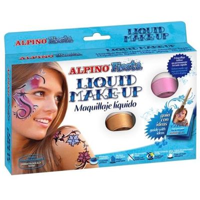 Make-up lichid, 8 culori x 10 gr, ALPINO Fiesta