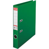 Esselte Biblioraft A4, plastifiat PP/PP, margine metalica, 50 mm, Esselte No. 1 Power - verde