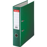 Esselte Biblioraft A4, plastifiat PP, margine metalica, 75 mm, Esselte Economy - verde