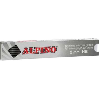 Mine creion mecanic 2mm, 12buc/set, Alpino