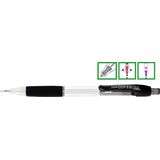 Penac Creion mecanic Penac CCH-3, rubber grip, 0.7mm, varf metalic, corp transparent - accesorii negre