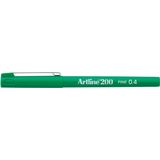 Artline Liner Artline 200, varf fetru 0.4mm - verde