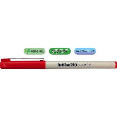 Liner Artline 210, varf fetru 0.6mm - albastru