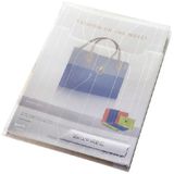 Leitz Mapa cu burduf si eticheta, 3 buc/set, Leitz Combi File Jumbo - transparent