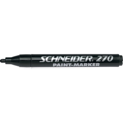 Marker cu vopsea  Schneider Maxx 270, varf rotund 1-3mm - negru