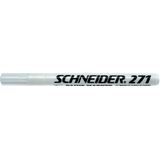 Schneider Marker cu vopsea  Schneider Maxx 271, varf rotund 1-2mm - alb