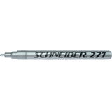 Schneider Marker cu vopsea  Schneider Maxx 271, varf rotund 1-2mm - argintiu