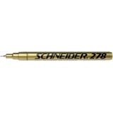 Schneider Marker cu vopsea  Schneider Maxx 278, varf rotund 0.8mm - auriu