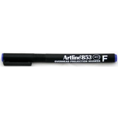 Marker OHP permanent Artline 853, varf fin - 0.5mm - albastru