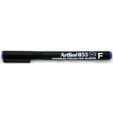 Artline Marker OHP permanent Artline 853, varf fin - 0.5mm - albastru