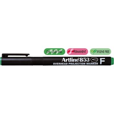 Marker OHP permanent Artline 853, varf fin - 0.5mm - verde