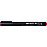 Artline Marker OHP permanent Artline 853, varf fin - 0.5mm - rosu