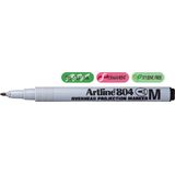 Artline Marker OHP non-permanent Artline 804, varf mediu - 1.0mm - negru