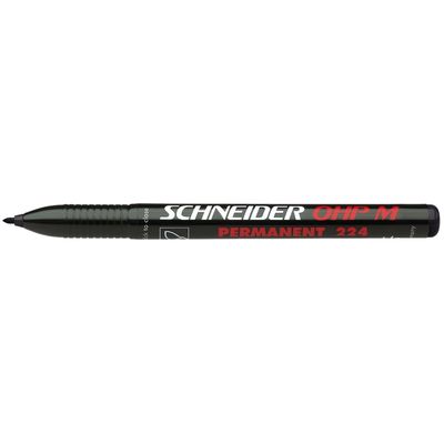 Universal permanent marker Schneider Maxx 224 M, varf 1mm - negru