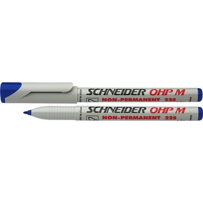 Universal non-permanent marker Schneider Maxx 225 M, varf 1mm - negru