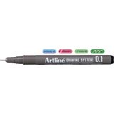 Artline Marker pentru desen tehnic ARTLINE, varf fetru 0.1mm - negru