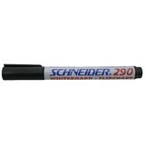 Schneider Marker Schneider Maxx 290, pentru tabla de scris+flipchart, varf rotund 2-3mm - negru