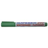 Schneider Marker Schneider Maxx 290, pentru tabla de scris+flipchart, varf rotund 2-3mm - verde