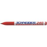 Schneider Permanent marker Schneider Maxx 240, varf rotund 1-2mm - rosu