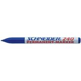 Schneider Permanent marker Schneider Maxx 240, varf rotund 1-2mm - albastru