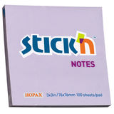 Hopax Notes autoadeziv 76 x 76 mm, 100 file, Stick'n - lila pastel