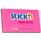 Hopax Notes autoadeziv 76 x 127 mm, 100 file, Stick'n - roz neon