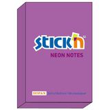 Hopax Notes autoadeziv 76 x 51 mm, 100 file, Stick'n - violet neon