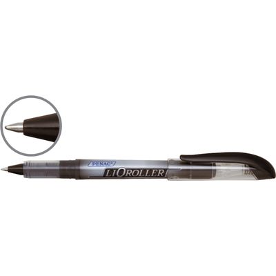 Roller cu cerneala Penac Liqroller Ball Point, 0.7mm - negru