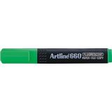 Artline Textmarker Artline 660, varf tesit 1.0-4.0mm - verde fluorescent