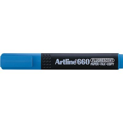 Textmarker Artline 660, varf tesit 1.0-4.0mm - albastru deschis