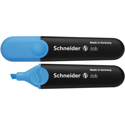 Textmarker Schneider Job, varf tesit 1+5mm - albastru