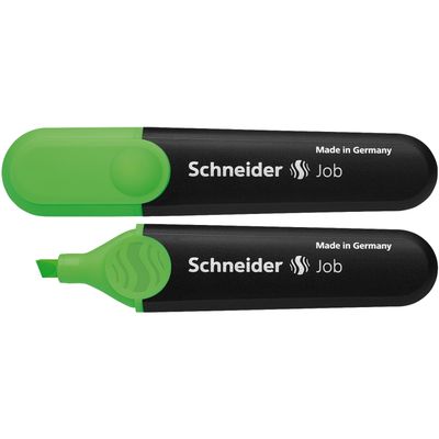 Textmarker Schneider Job, varf tesit 1+5mm - verde