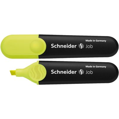 Textmarker Schneider Job, varf tesit 1+5mm - galben