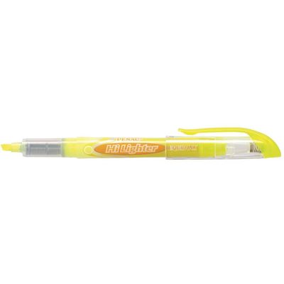 Textmarker cu cerneala Penac Liqliner, varf 1-4 mm - galben